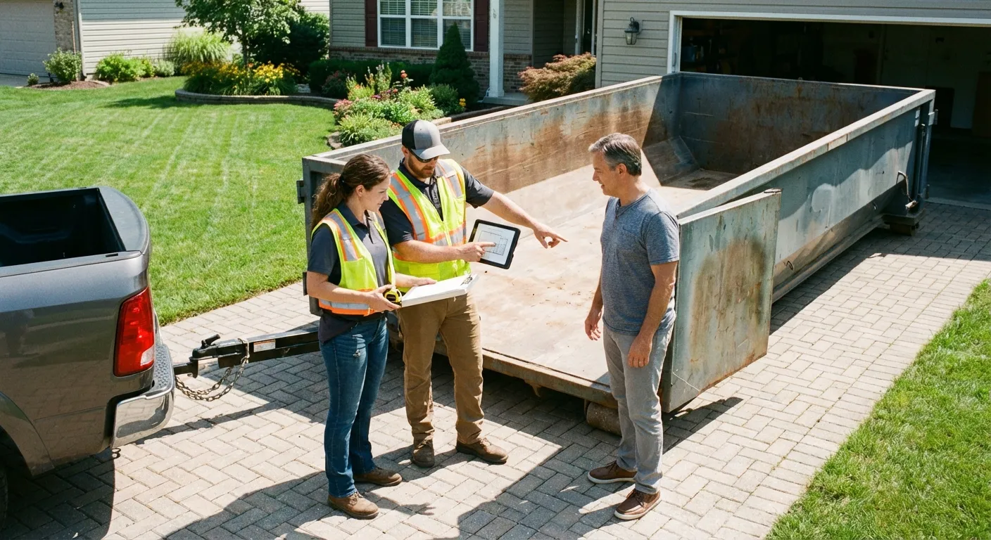 10 Yard Dumpster Rental Process in Olathe, KS