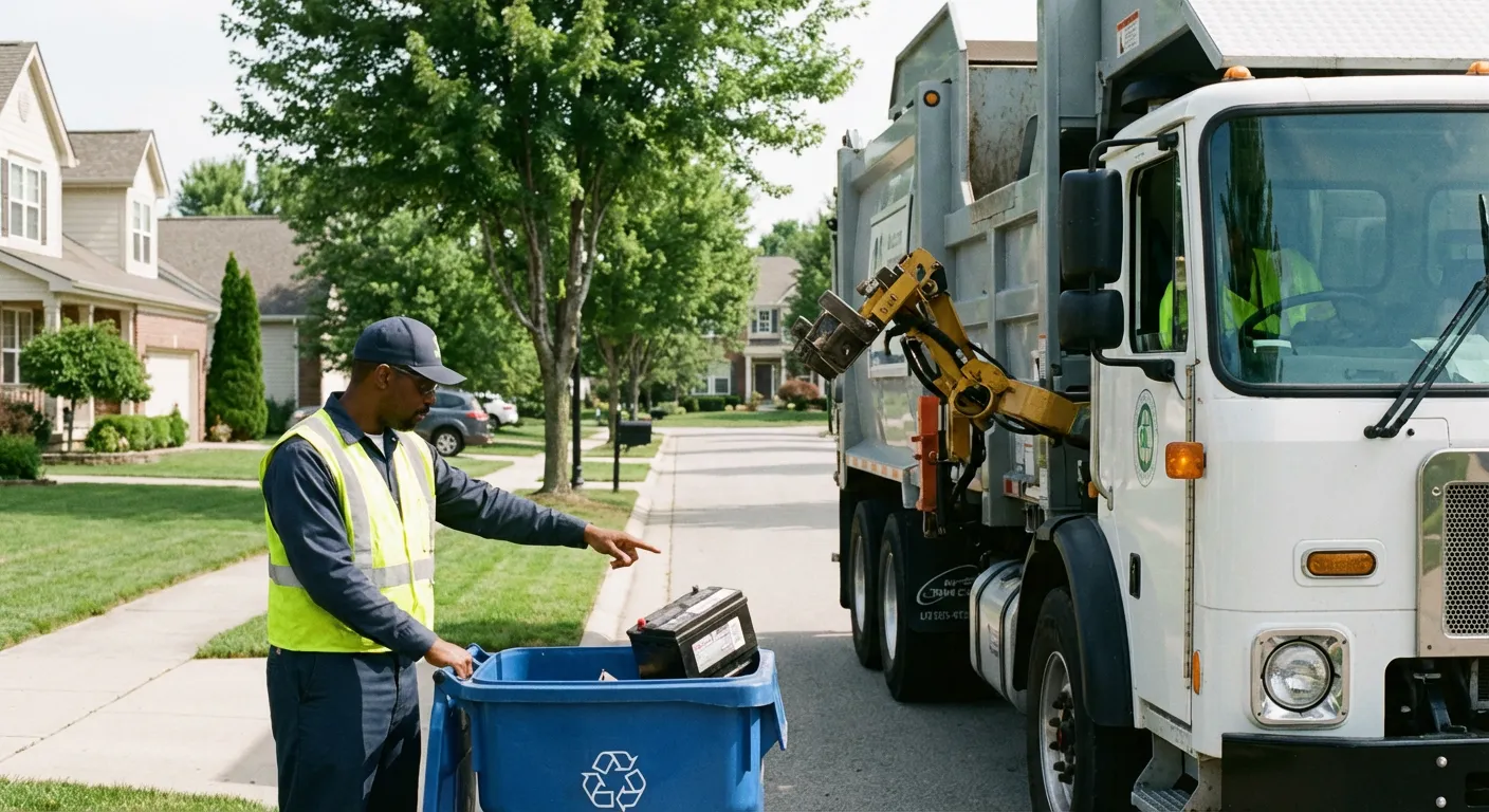 Prohibited items and hazardous materials for dumpster rental in Olathe, KS