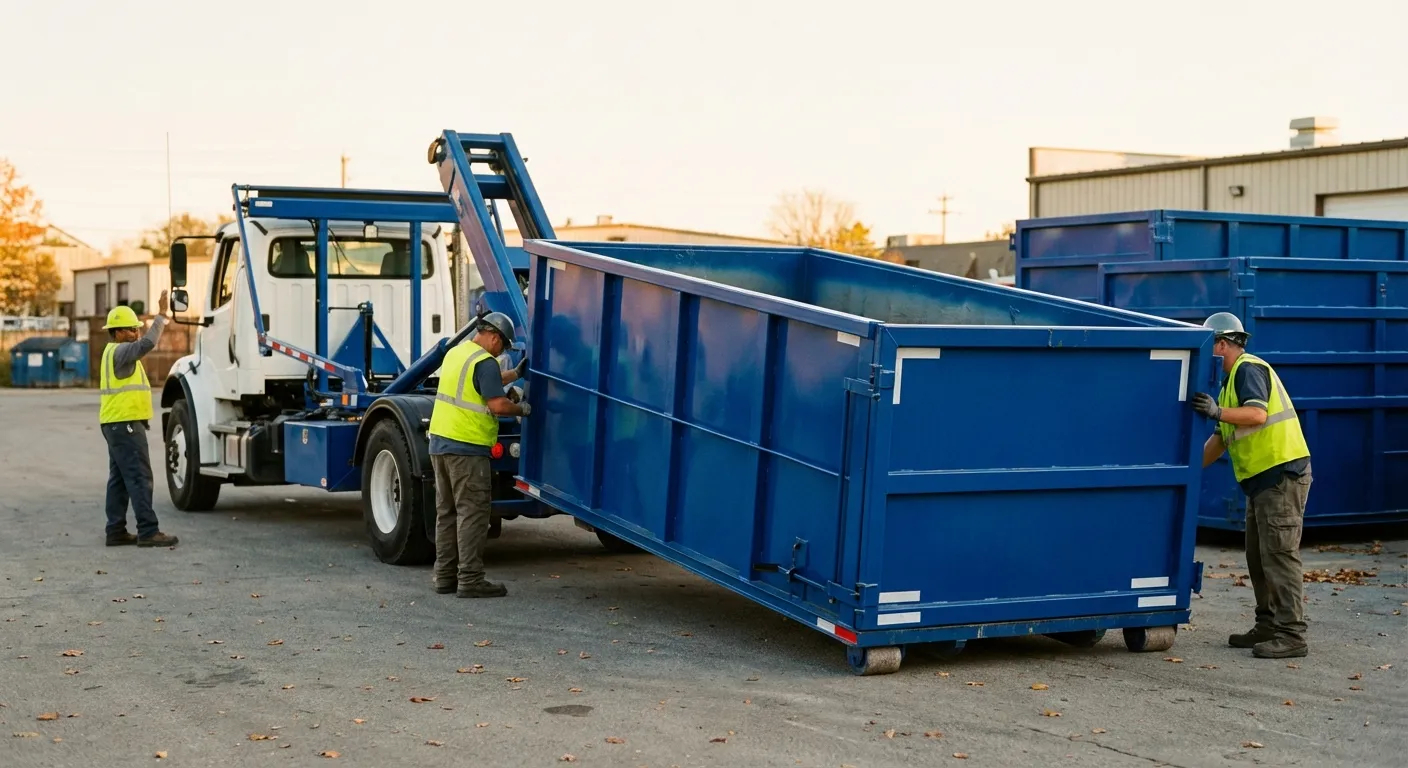 Commercial waste management and dumpster rental logistics in Olathe, KS