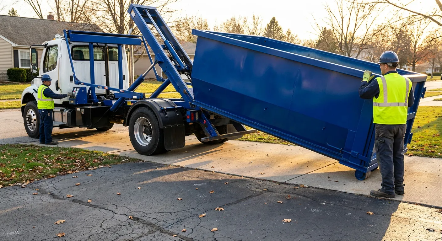 Roll-off dumpster rental service in Olathe, KS