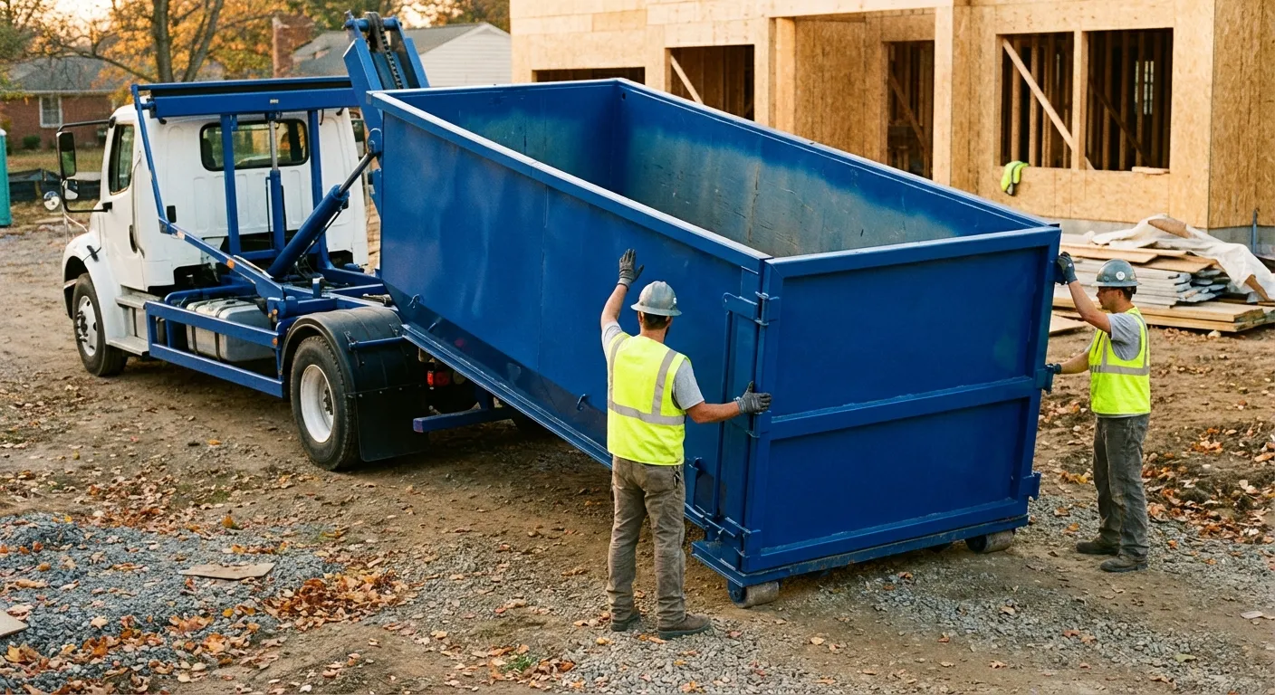 Construction dumpster delivery and waste management in Olathe, KS
